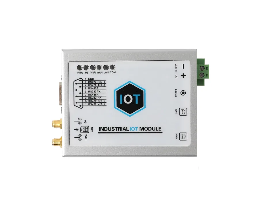 Easybox industrial IoT connector hardware with network and terminal interfaces